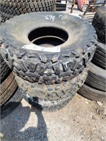 4 Dunlop 24x9.00-10 ATV Tires