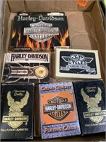 Tray Harley Davidson Playing Cards