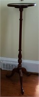 Tall solid mahogany fern stand