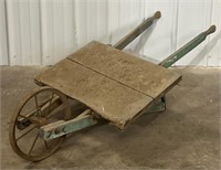 Primative Homemade Wheel Borrow, Cart