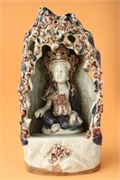 Chinese Porcelain Buddha,