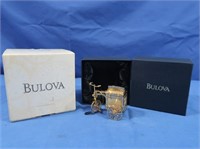 Bulova Bicycle Cart Miniature Clock