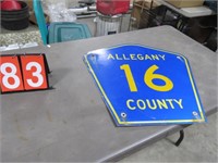 ALLEGANY COUNTY RD 16 SIGN