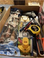 TRAY- TOOLS, SAW, TAPE MEASURES, SCREWS DRIVERS