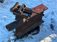 HEAVY DUTY I BEAM ANVIL with VISE portable