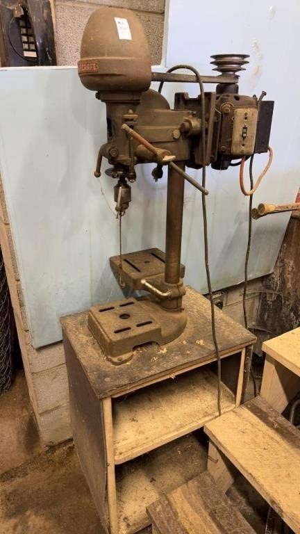 Delta Milwaukee drill press and stand