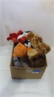 large lot of hand puppets
