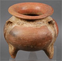 Pre-Columbian Nicoya Footed Pottery Bowl