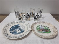 Decorative Glasses & Plates