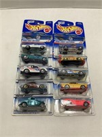 10 Mattel Hotwheels Diecasts