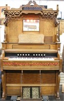 Clough & Warren Pump Organ / Carved Mirrored Back