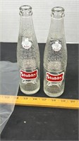 Pair of 1960s Stubby Pop Bottles