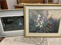 45 x 39 Iris Flower Art
