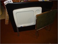 Card Table, Assorted TV Trays