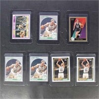 Larry Bird Basketball Cards group, some duplicatio