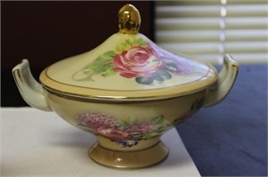 A Vintage Hand Painted Compote
