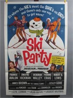 Ski Party 1965 Frankie Avalon/Funicello 1sh Poster
