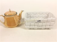 Primo'GI Ceramic Basket, Teapot