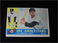 1960 TOPPS #356 JOE AMALFITANO GIANTS