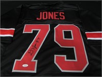 Dawand Jones Signed Jersey JSA Witnessed