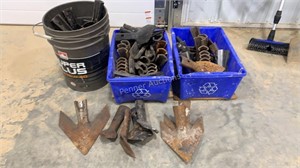 Bourgault Style Knock on Shovels Various Sizes