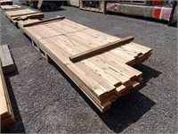 (600) LF Of Cedar Lumber Mixed Sizes