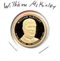 William McKinley Proof Presidential Dollar