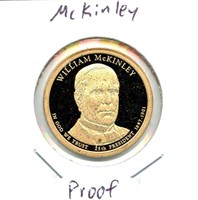 William McKinley Proof Presidential Dollar