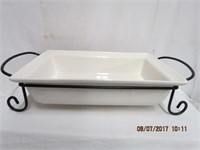 Casserole oven to tableware 15.5 X 10"in stand