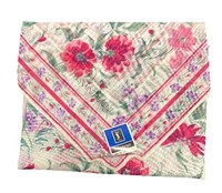 Yves Saint Laurent Pink & Purple Floral Scarf