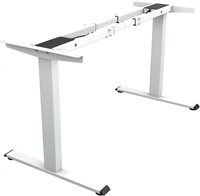 TOPSKY Dual Motor Electric Stand Desk (White)