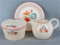 Garden Glory Teapot, Covered Dish & Pie Plate
