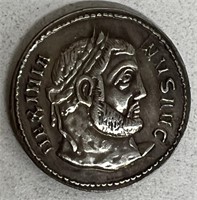 300 A.D. ANCIENT ROMAN SILVER COIN