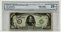 1935-A $1,000 FEDERAL RESERVE NOTE BILL DOLLAR