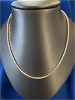 Silver Box Chain Necklace