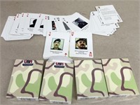 (4) decks military playing cards