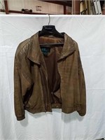 Leather jacket with new rules label size medium