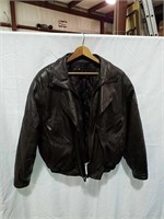 Leather jacket with phase Two