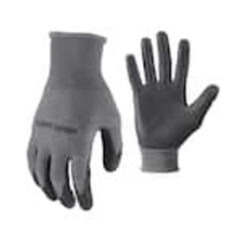 Large Polyurethane Grip Work Gloves (4-pack)