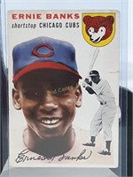 1954 Topps Baseball Card #94 Ernest Banks