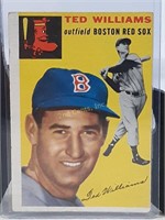 1954 Topps Baseball Card ##250 Theodore Williams