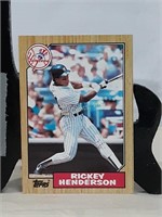 1987 Topps Baseball Card #735 Rickey Henderson