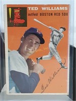 1954 Topps Baseball Card #1 Theodore Williams