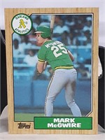 1987 Topps Baseball Card #366 Mark McGwire