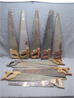 Assorted Lot Of Vintage Hand Saws