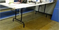 Table With Folding Legs 95 1/2" x 30 1/2" x 30" H