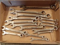 Combination wrench assortment 15pc