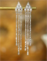 0.6cts Natural Diamond 18Kt Gold Earrings