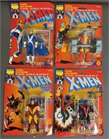 4pc NIP 1991 X-Men Toy Biz Action Figures