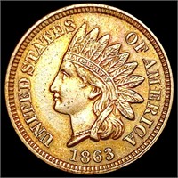 1863 Indian Head Cent CHOICE BU